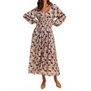 NEW IN-LOOM bloom maxi dress in midnight